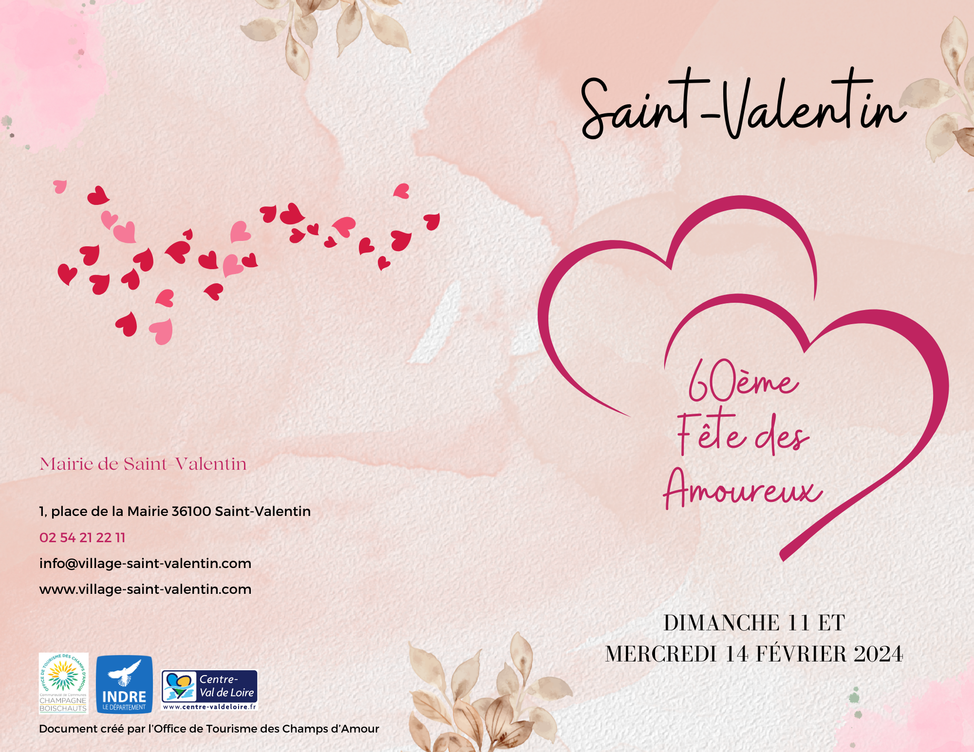 Saint-Valentin, le village des amoureux - Office de Tourisme des Champs  d'Amour en Berry